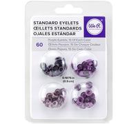 We R Memory Keepers Eyelets & Washers Crop-A-Dile-Standard-Purple (60 pieces), Paper