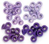 We R Memory Keepers Eyelets & Washers Crop-A-Dile-Standard-Purple (60 pieces), Paper