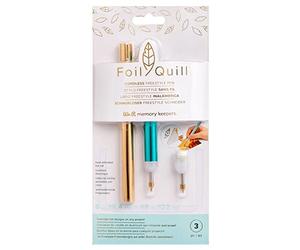 We R Memory Keepers Foil Quill Cordless Freestyle Pen, Make Custom Designs for Planners, Journals, Cards, Scrapbook Pages, and More, Heat-Resistant Grip, On-The-go USB Plug, Craft Projects