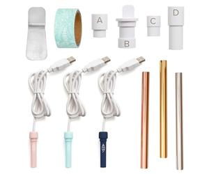 We R Memory Keepers Foil Quill Starter Kit, Value Set Includes Over 12 Items.