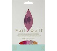 We R Memory Keepers Heat Activated Foil, Flamingo, Set of 30 Sheets in 5 Colours, 4x6", Use with Quill Pen to Create Shiny Embellishments and Designs