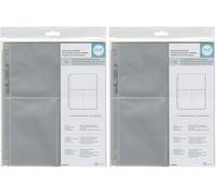 We R Memory Keepers We R Ring Photo Sleeves 8.5 11 10/Pakage Two 6 X 4-inch Pockets, Acrylic, Multicolour, 0.38x24.13x29.21 cm (Pack of 2)