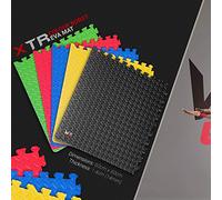 We R Sports® 14mm Interlocking Cushion Soft Foam Floor EVA Mats Gym Yoga Exercise Floor Mat (Pink, 36 Mats - 144 Square feet)