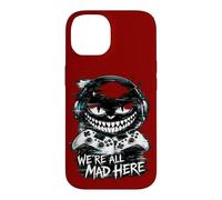 We’re All Mad Here Dual Controller Glitch Gamer Smile Case for iPhone 14