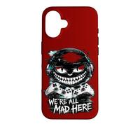 We’re All Mad Here Dual Controller Glitch Gamer Smile Case for iPhone 16