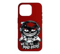 We’re All Mad Here Dual Controller Glitch Gamer Smile Case for iPhone 16 Pro