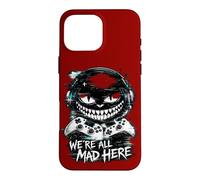We’re All Mad Here Dual Controller Glitch Gamer Smile Case for iPhone 16 Pro Max