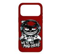 We’re All Mad Here Dual Controller Glitch Gamer Smile Case for iPhone 17 Pro Max