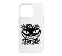 We’re All Mad Here Glitch Cheshire Cat Smile Case for iPhone 15 Pro Max