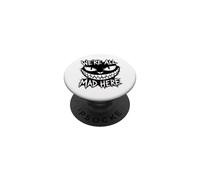 We’re All Mad Here Glitch Cheshire Cat Smile PopSockets Adhesive PopGrip