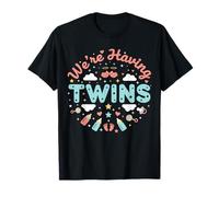 We’re Having Twins Announcement Design T-Shirt