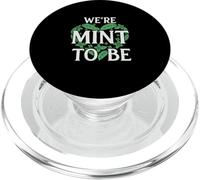 We’re Mint To Be Funny Valentines Day Pun Love Heart PopSockets PopGrip for MagSafe