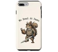 We Read at Dawn Squirrel Fantasy Fiction Novel Reader Funny Case for iPhone 7 Plus/8 Plus