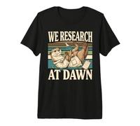We Research At Dawn Otter Wildlife Biology Premium T-Shirt