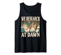We Research At Dawn Otter Wildlife Biology Tank Top