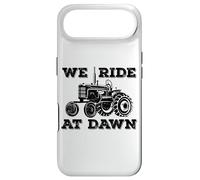 We Ride At Dawn | Funny Lawnmower Slogan | Tractor Mower Case for iPhone Air