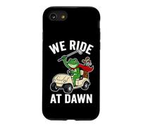 We Ride At Dawn Golf Cart Frog Golfing Dad Joke Case for iPhone SE (2020) / 7/8