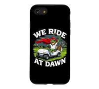 We Ride At Dawn Golf Cart Frog Golfing Dad Joke Case for iPhone SE (2020) / 7/8