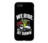 We Ride At Dawn Golf Cart Frog Golfing Dad Joke Case for iPhone SE (2020) / 7/8