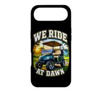 We Ride At Dawn Golf Cart Golfing Dad Joke Case for iPhone Air