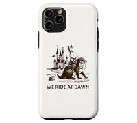 We Ride At Dawn Medieval Bunny Riding a Dragon Case for iPhone 11 Pro