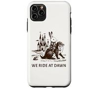 We Ride At Dawn Medieval Bunny Riding a Dragon Case for iPhone 11 Pro Max