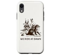 We Ride At Dawn Medieval Bunny Riding a Dragon Case for iPhone XR