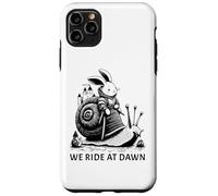 We Ride At Dawn Medieval Bunny Riding a Snail Case for iPhone 11 Pro Max