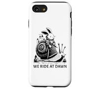 We Ride At Dawn Medieval Bunny Riding a Snail Case for iPhone SE (2020) / 7/8