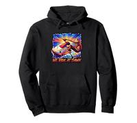 We Ride At Dawn Personal Watercraft Freeride Art Pullover Hoodie
