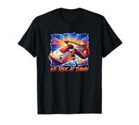 We Ride at Dawn Personal Watercraft Freeride Art T-Shirt