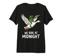 We Ride at Midnight Frog Premium T-Shirt