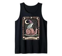 We Ride At Midnight Tarot Frog Riding Snail Tank Top
