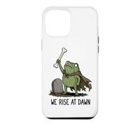 We Rise At Dawn Spooky Season Frog Meme Zombie Halloween Case for iPhone 12 Pro Max