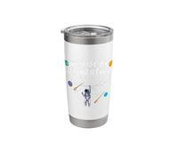 We Rise By Lifting Others Astronaut Positive Motivational Stainless Steel Insulated Tumbler