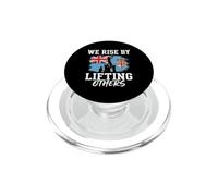 We Rise By Lifting Others Fiji Flag PopSockets PopGrip for MagSafe