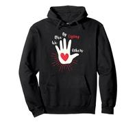 We Rise By Lifting Others Inspirational Kindness Quote Pullover Hoodie
