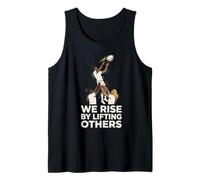 We Rise By Lifting Others Teamwork Rugby Lineout Tank Top