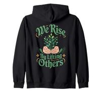 We Rise By Lifting Others Trees Uplifting Grow Kindness Zip Hoodie