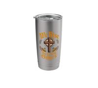 We Rise By Lifting Others Uplifting Jesus God Bible Kindness Stainless Steel Insulated Tumbler