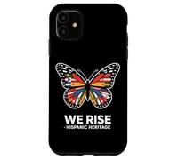 We Rise Hispanic Heritage Butterfly Flags Unity Case for iPhone 11