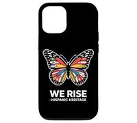 We Rise Hispanic Heritage Butterfly Flags Unity Case for iPhone 12/12 Pro
