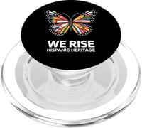 We Rise Hispanic Heritage Butterfly Latin Flags PopSockets PopGrip for MagSafe