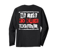 We Rise Together No Kings No Trump Stand Protest Impeach Long Sleeve T-Shirt