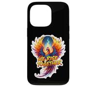 We Rise Together Phoenix Fire Bird Rising Ashes Team Group Case for iPhone 13 Pro