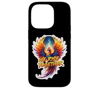 We Rise Together Phoenix Fire Bird Rising Ashes Team Group Case for iPhone 14 Pro
