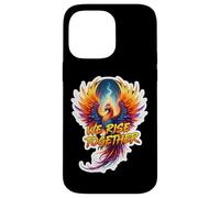 We Rise Together Phoenix Fire Bird Rising Ashes Team Group Case for iPhone 14 Pro Max