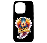 We Rise Together Phoenix Fire Bird Rising Ashes Team Group Case for iPhone 15 Pro