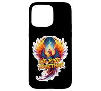 We Rise Together Phoenix Fire Bird Rising Ashes Team Group Case for iPhone 15 Pro Max