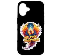 We Rise Together Phoenix Fire Bird Rising Ashes Team Group Case for iPhone 16